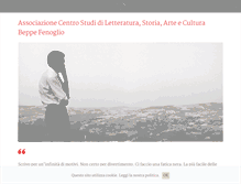 Tablet Screenshot of centrostudibeppefenoglio.it